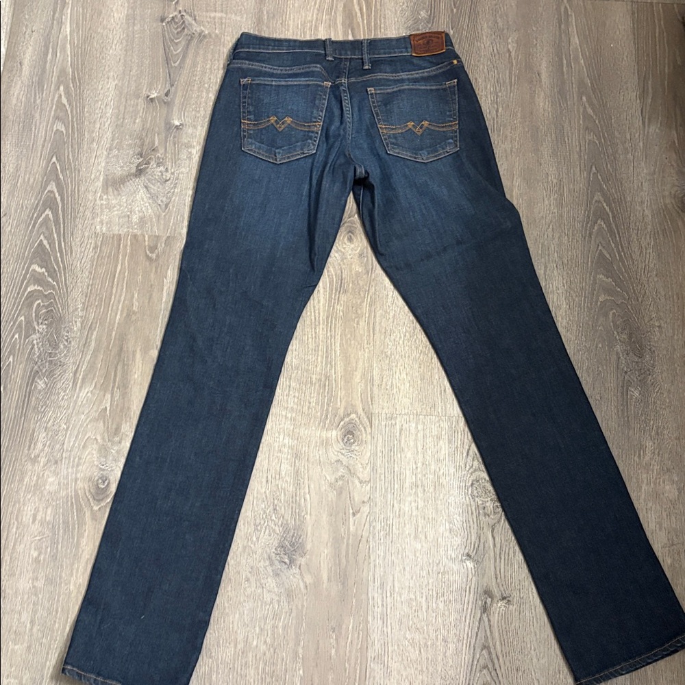 Lucky‎ Brand Dark Blue Straight Leg Jeans size 4/27 - Picture 10 of 12